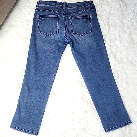 White House, Black Market, Slim Crop, Sz 8, L 25 - Picture 6 of 8